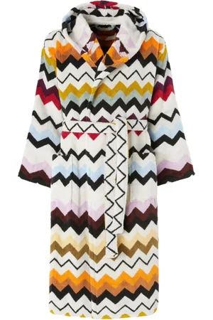 Missoni Robes, female, , Size: L White Self-Tie Patch Pockets Accessory