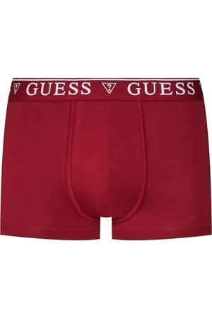 Guess Bottoms, male, , Size: S Embroidered Logo Cotton Boxer