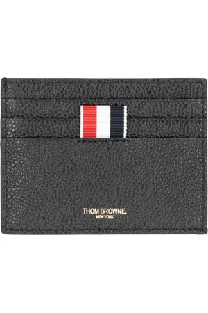 Thom Browne Wallets & Cardholders, male, , Size: ONE SIZE Classic Leather Card Holder