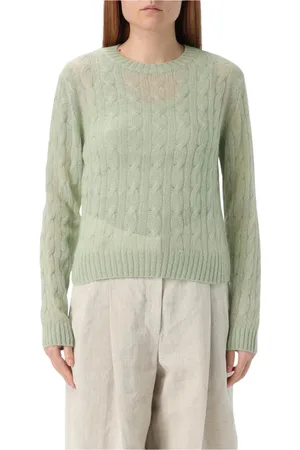 Brunello Cucinelli Cashmere Knitwear, female, , Size: 2XL Luxurious Cashmere Cardigan Sweater