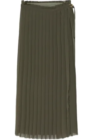 Ami Midi Skirts, female, , Size: XS Pleated Skirt