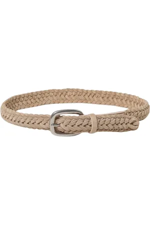 Golden Goose Belts, female, , Size: 80 CM Elegant Braided Leather Belt Woman