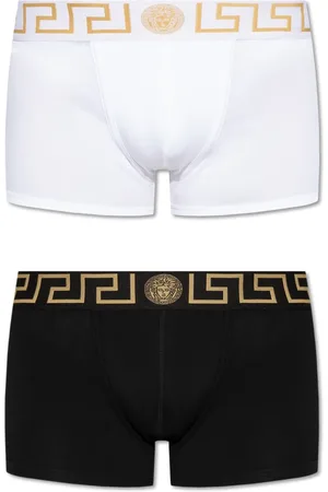 VERSACE Bottoms, male, , Size: M Two-pack of boxer shorts