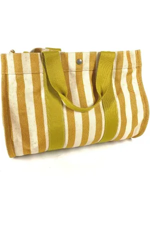 Hermès Pre-owned Tote Bags, female, , Size: ONE SIZE Pre-owned Cotton shoulder-bags