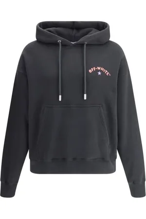 OFF-WHITE Hoodies, male, , Size: S Monogram Skate Hoodie with Arrow Print