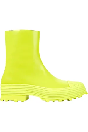 Camper Ankle Boots, female, , Size: 6 US Neon Yellow Chunky Boots