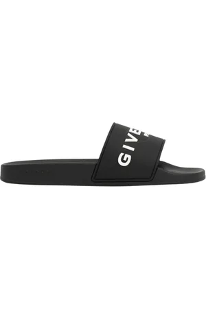 Givenchy Sliders, male, , Size: 8 US LogoPrint Rubber Slides