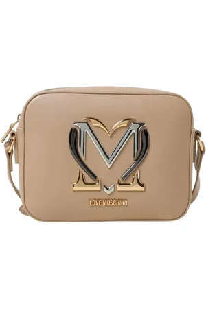 Moschino Cross Body Bags, female, , Size: ONE SIZE Chic Heart Logo Crossbody Bag