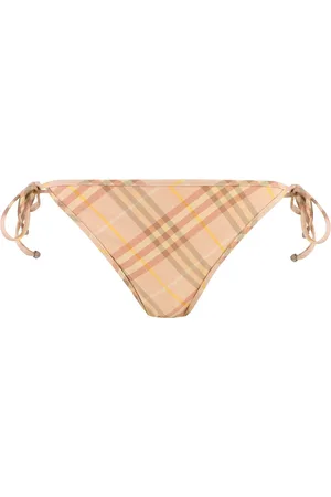 Burberry Bikinis, female, , Size: XS Printed Hipster Bikini with Adjustable Straps
