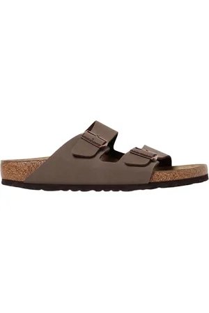 Birkenstock Sliders, male, , Size: 7 US Suede Comfort Sandals