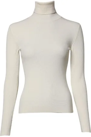 Dolce & Gabbana Turtlenecks, female, , Size: 2XS Luxury Wool Turtleneck Pullover Sweater