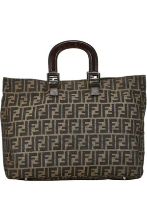 Fendi Pre-owned Tote Bags, female, , Size: ONE SIZE Pre-owned Canvas fendi-bags