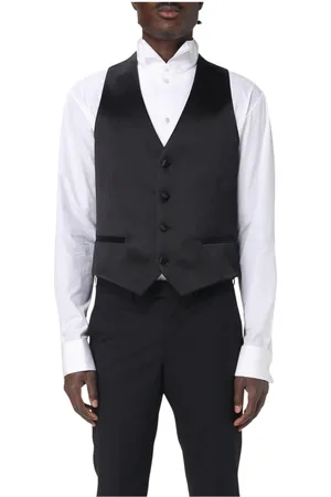 Emporio Armani Suit Sets, male, , Size: L Satin Suit Vest