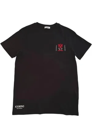 Iceberg T-Shirts, male, , Size: M Logo Print Crew Neck T-Shirt