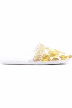 VERSACE Slippers, female, , Size: S Medusa Head Motif Slip-On Shoes