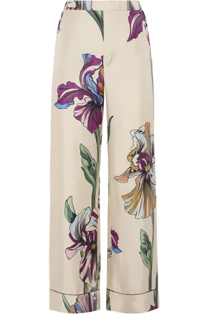 La DoubleJ Wide Trousers, female, , Size: L Silk Trousers