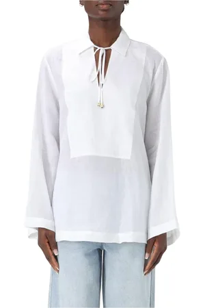 Michael Kors Blouses, female, , Size: XS Designer Button-Up Shirt