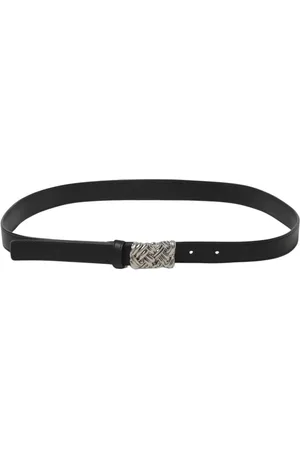 Bottega Veneta Belts, female, , Size: 75 CM Intrecciato Buckle Belt