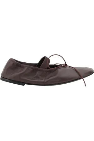 Proenza Schouler Ballerinas, female, , Size: 9 US Burgundy Ballet Flats