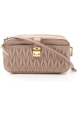 Miu Miu Pre-owned Cross Body Bags, female, , Size: ONE SIZE Pre-owned Leather crossbody-bags
