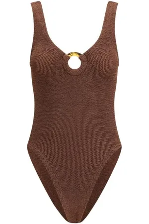 Hunza G One-piece, female, , Size: ONE SIZE Elegant Circular Cut-Out Swimsuit