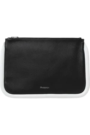 J.W.Anderson Clutches, female, , Size: ONE SIZE Leather Zip Clutch Minimalist Design