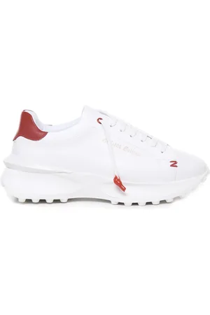 Giuliano Galiano Sneakers, male, , Size: 6 US Leather Sneakers with Contrasting Heel