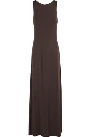 Max Mara Maxi Dresses, female, , Size: L Pompeii Coffee Jersey Dress