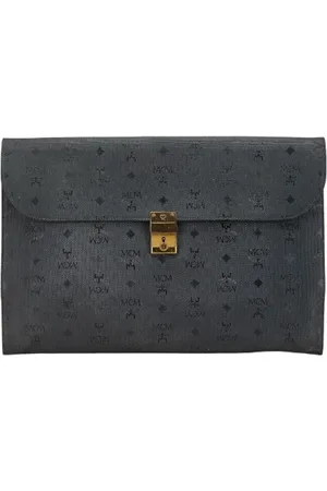 MCM Pre-owned Clutches, female, , Size: ONE SIZE Pre-owned Leather briefcases