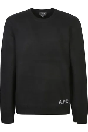 A.P.C. Round-neck Knitwear, male, , Size: M Sweatshirt Aw24 Mens Fashion