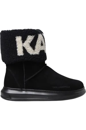 Karl Lagerfeld Winter Boots, female, , Size: 11 US Flat Ankle Boots with Chic Design