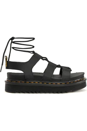 Dr. Martens Wedges, female, , Size: 10 US Leather Sandals Women