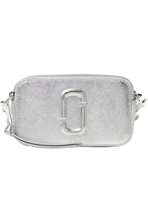 Marc Jacobs Cross Body Bags, female, , Size: ONE SIZE Silver Metallic Crossbody Bag