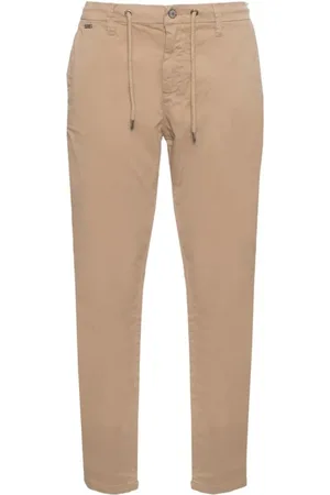 Guess Slim-fit Trousers, male, , Size: W42 L32 Logo Detail Drawstring Trousers