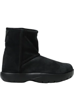 Bottega Veneta Winter Boots, female, , Size: 10 US Suede Snap Ankle Boots