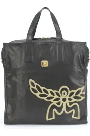 MCM Pre-owned Tote Bags, female, , Size: ONE SIZE Pre-owned Leather totes