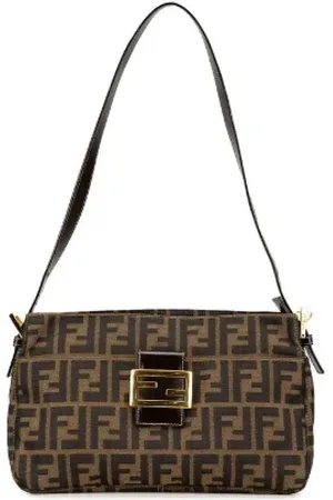 Fendi Pre-owned Shoulder Bags, female, , Size: ONE SIZE Pre-owned Canvas fendi-bags