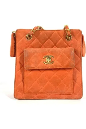 CHANEL Pre-owned Shoulder Bags, female, , Size: ONE SIZE Pre-owned Suede chanel-bags