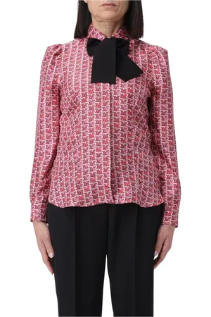 Max Mara Shirts, female, , Size: XS Silk Blouse with Bow Tie