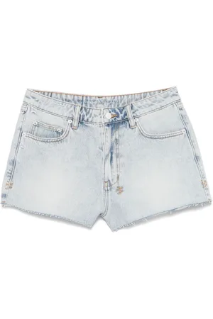 KSUBI Denim Shorts, female, , Size: W26 Denim Shorts with Embroidered Logo