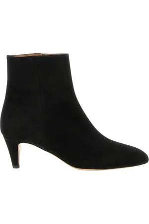 Isabel Marant Heeled Boots, female, , Size: 6 US Suede Kitten Heel Ankle Boots
