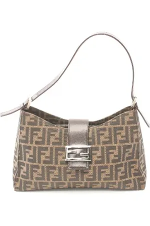 Fendi Pre-owned Shoulder Bags, female, , Size: ONE SIZE Pre-owned Canvas fendi-bags
