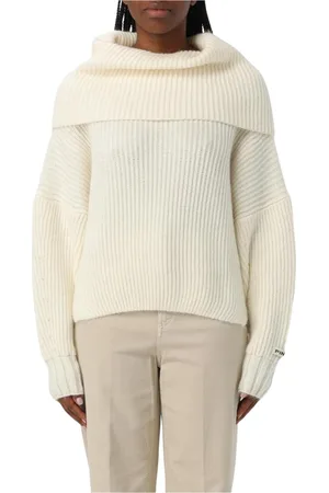 Pinko Turtlenecks, female, , Size: M Ribbed Knit Sweater