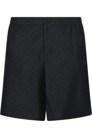 OFF-WHITE Casual Shorts, male, , Size: L Silkcot Bowling Shorts