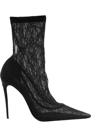 Dolce & Gabbana Heeled Boots, female, , Size: 6 US Lace Ankle Boots