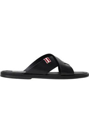 Bally Sliders, male, , Size: 10 US Stylish Leather Sandals Casual Style