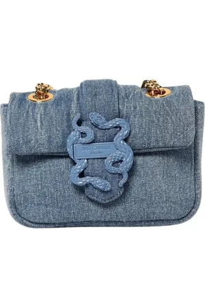 Roberto Cavalli Cross Body Bags, female, , Size: ONE SIZE Denim Crossbody Bag