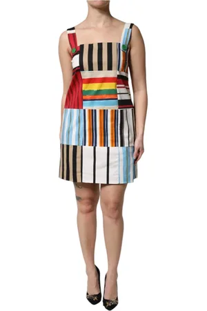 Dolce & Gabbana Short Dresses, female, , Size: XS Stripe Mini Dress