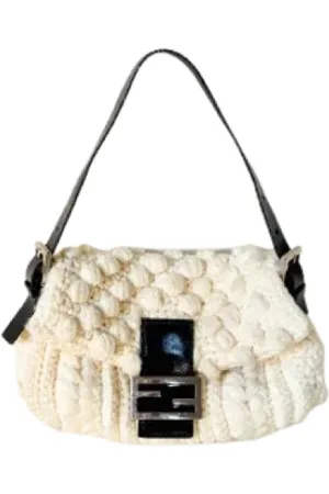 Fendi Pre-owned Shoulder Bags, female, , Size: ONE SIZE Pre-owned Satin fendi-bags