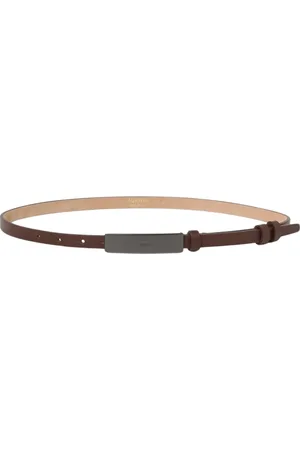 Max Mara Belts, female, , Size: S Leather Minimalist Belt